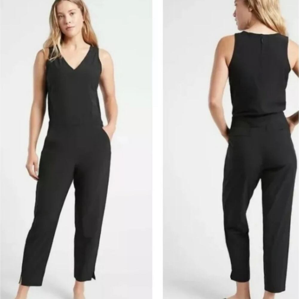 Athleta Brooklyn Jumpsuit Black Size 0